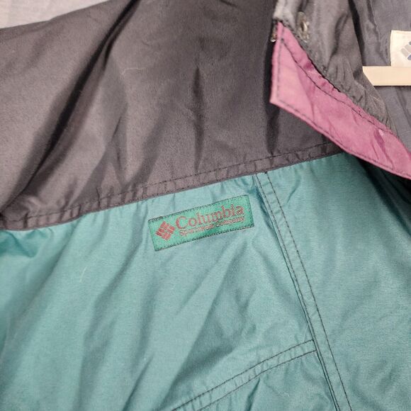 Vintage Columbia Jacket Mens Size Large Half Zip Pullover Nylon - Picture 9 of 16